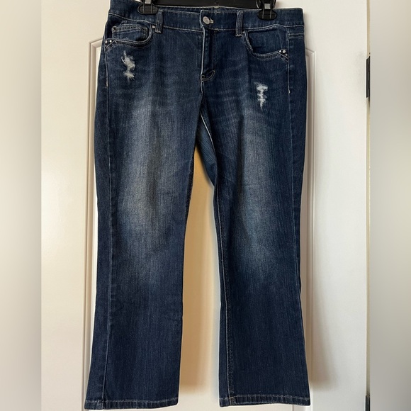 White House Black Market Denim - White House Black Market Slim Crop Jeans